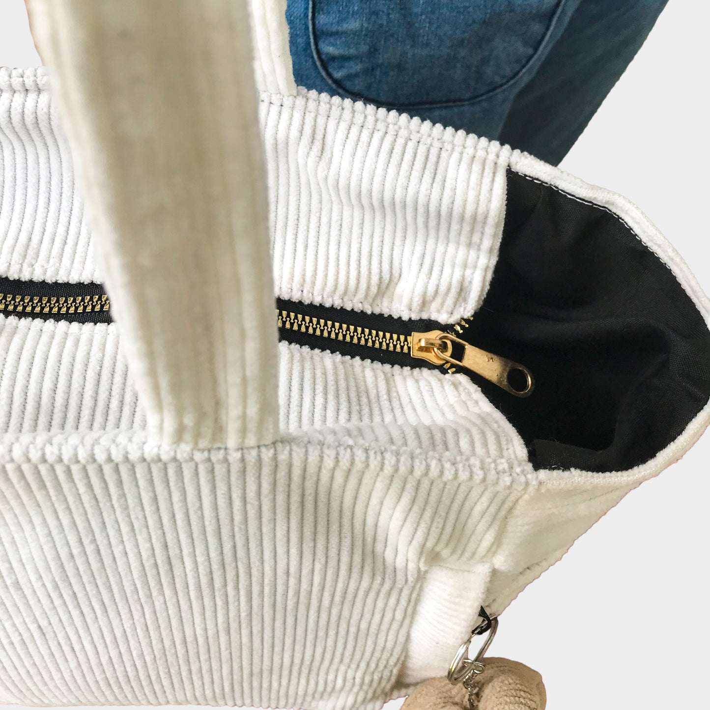 Holaara Lily Organized Tote Bag - White