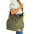 Army green shoulder bag