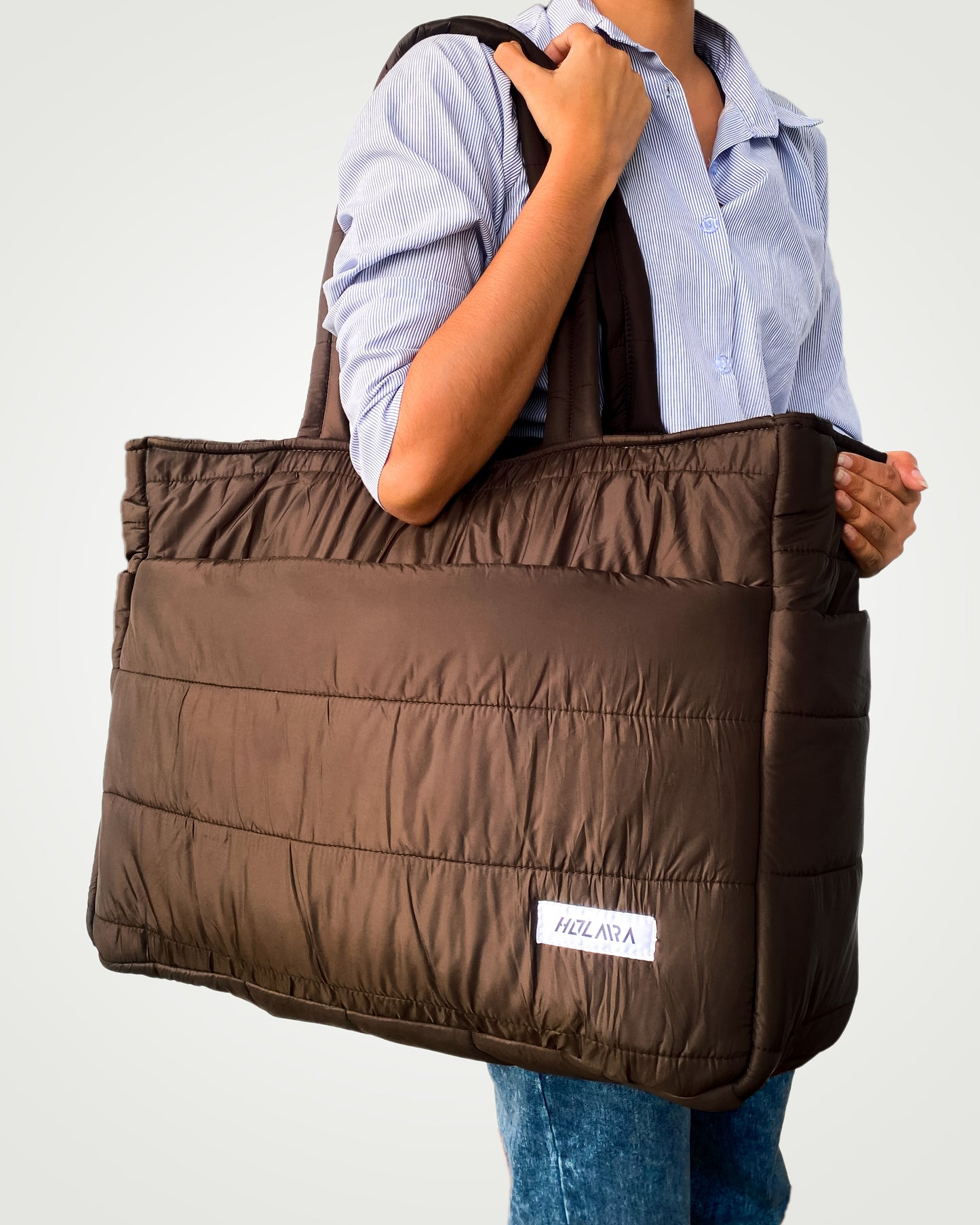 Tutu Puff Organized (large) - Dark Brown