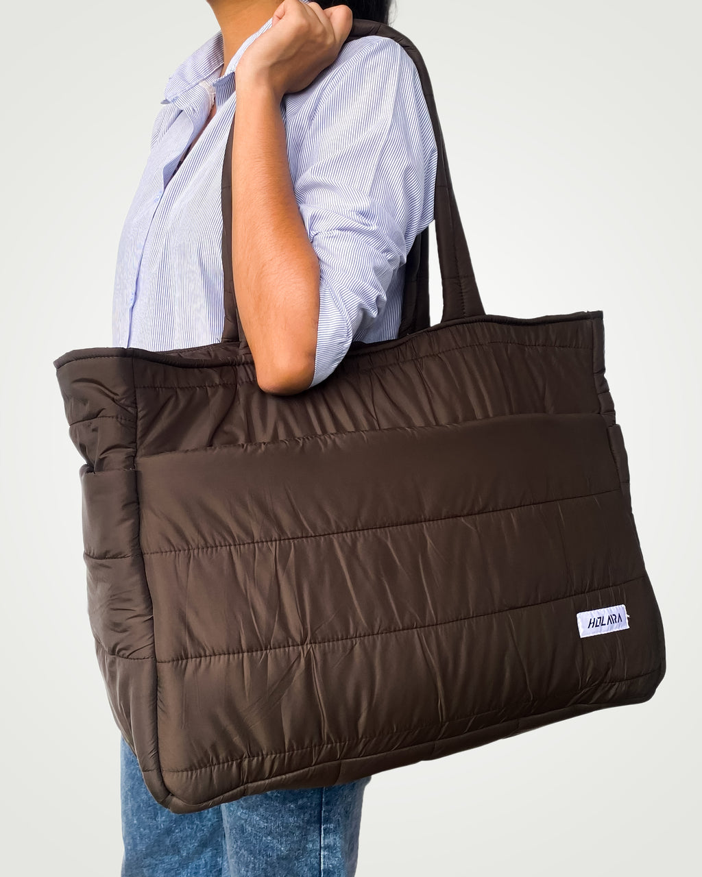 Tutu Puff Organized (large) - Dark Brown