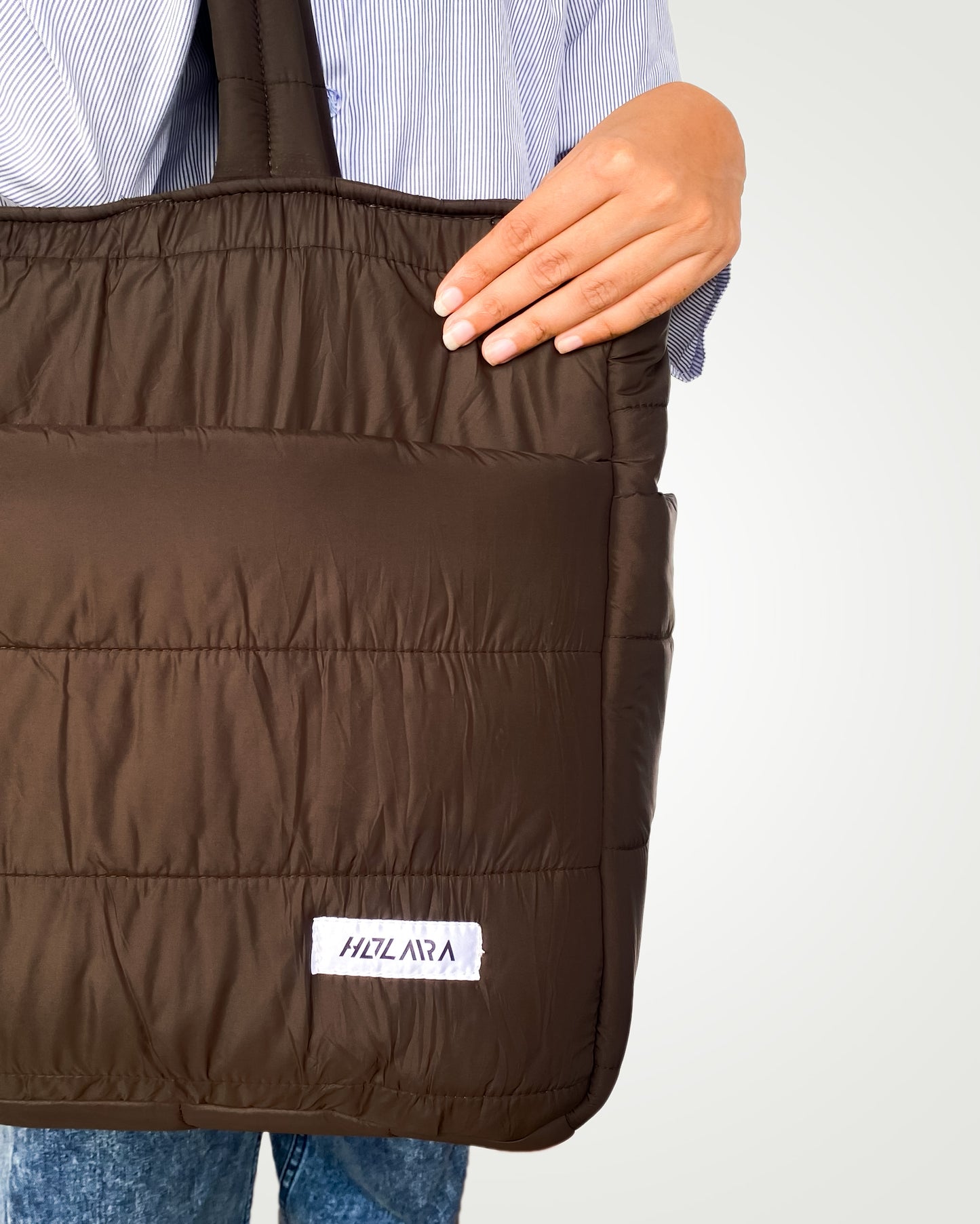 Tutu Puff Organized (large) - Dark Brown