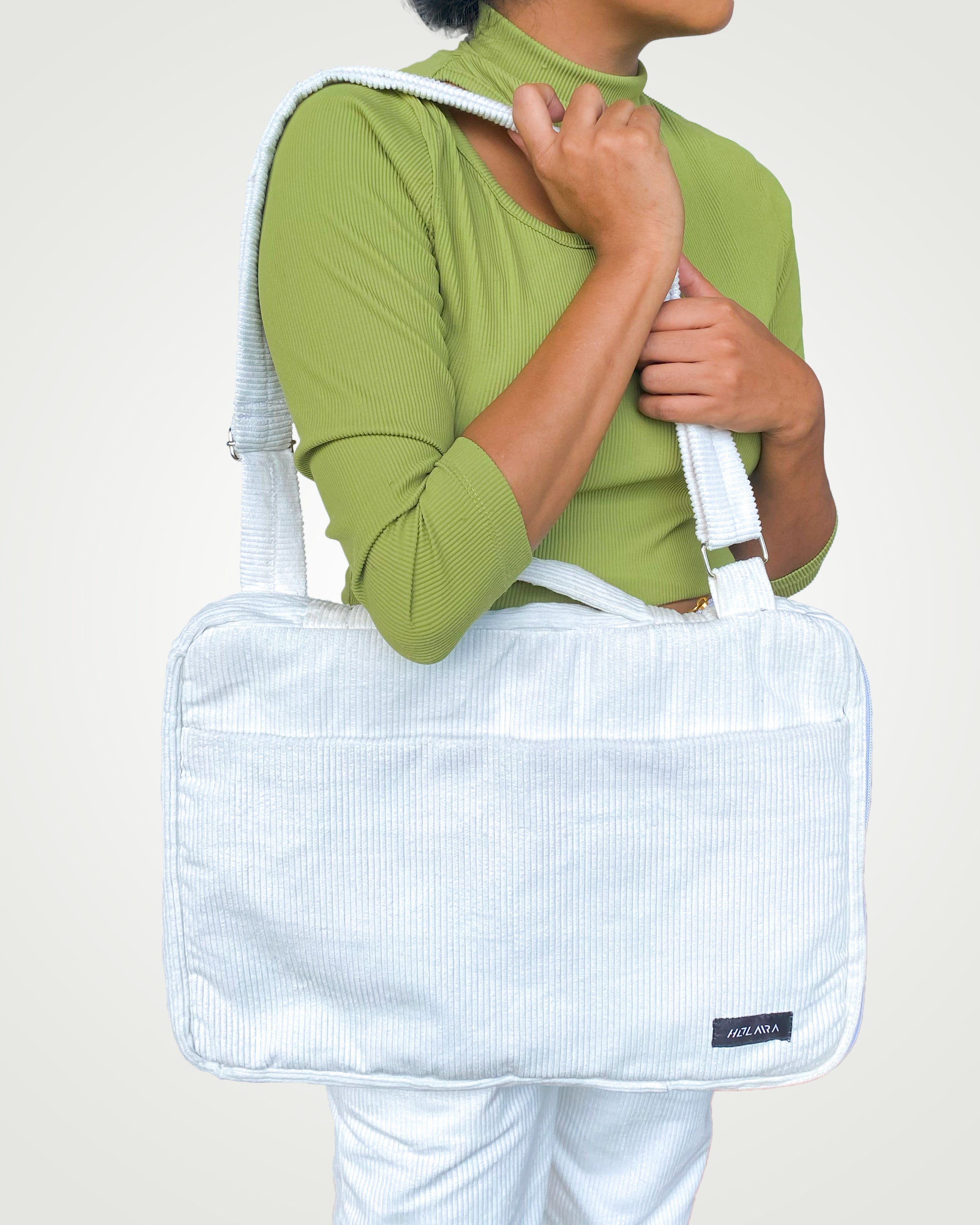 Holaara Laptop Bag - White