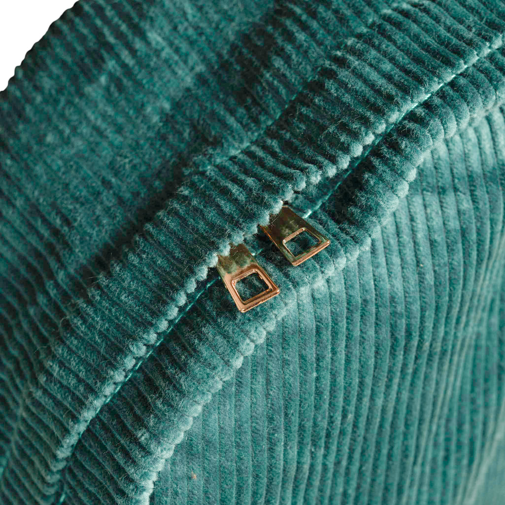 Corduroy Organized Backpack - Peacock Blue