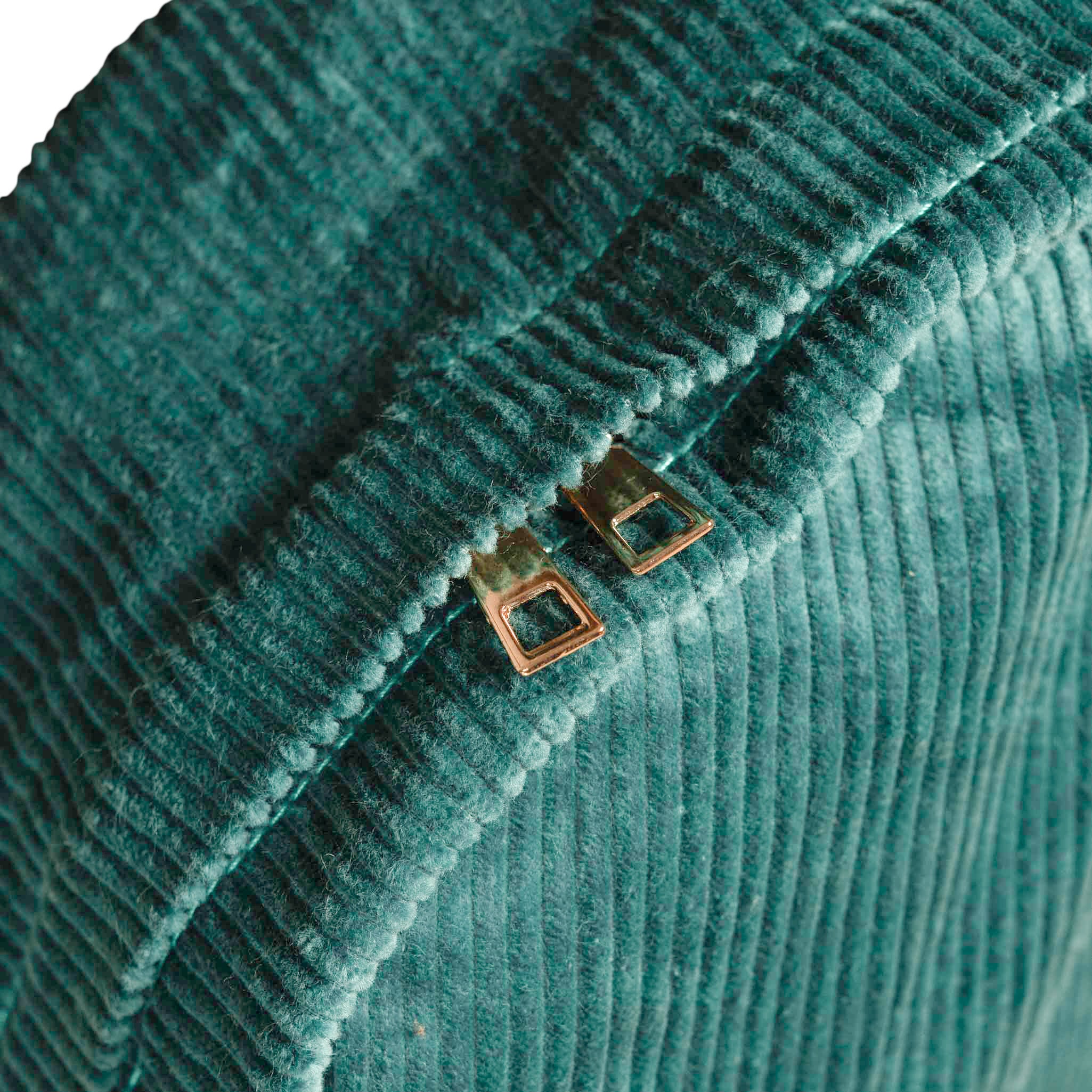 Corduroy Organized Backpack - Peacock Blue